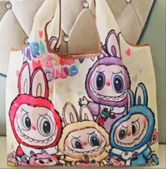 【新品】大容量キャラクターエコバッグ ラブブ アイボリー
