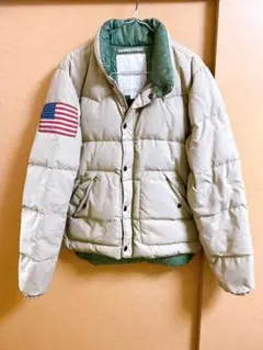 デニム&サプライ ラルフローレン 星条旗ワッペン付 ダウン ジャケット M
