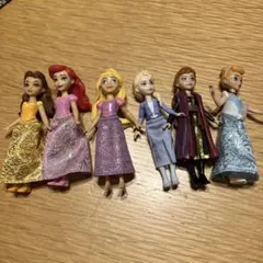 ディズニープリンセス ミニフィギュア 6体セット