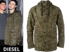 DIESEL ディーゼル　メンズ　カモフラ　マウンテンパーカー　Y2K