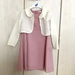 ワンピース・ボレロ ピンク 入学式 発表会