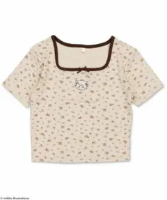 mikko illustrations×SPINNS カットソー オフホワイト
