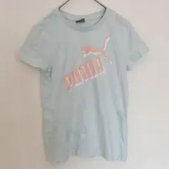 ✨一点限り✨PUMA プーマ ライトブルー Tシャツ 【140】トップス　半袖