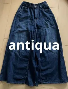 アンティカ 変形デニムワイドパンツ