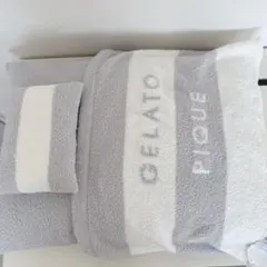 ジェラートピケ 【CAT&DOG】ベビモコおふとんセットL