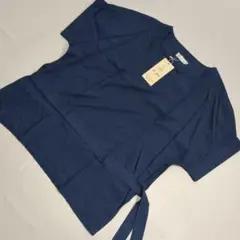 Le-Ciel ★新品・未使用★ リボンベルト付ブラウス5分袖　Mサイズ