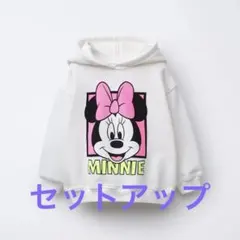 ZARA キッズ　ミニーちゃん　セットアップ