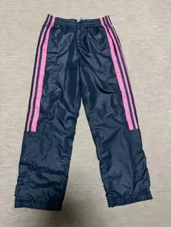 adidas ジャージ 140 ネイビー/ピンク