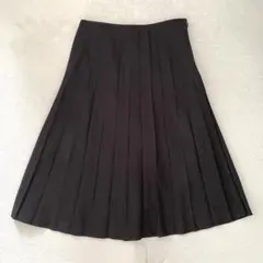無印良品 プリーツスカート チャコールグレー M相当 オフィス シンプルのサムネイル