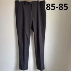 【美品】UNIQLO 感動パンツ　コットンライク グレー 85-85