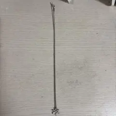 花形ペンダント シルバーチェーンネックレス