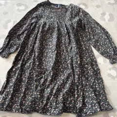 little s.t. by s.t.closet 長袖 花柄ワンピース 130