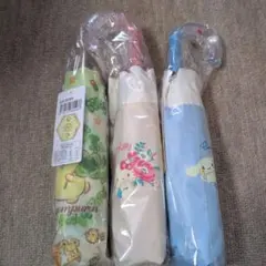 サンリオキャラクターズ 折り畳み傘 3点セットのサムネイル