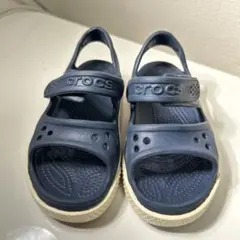 crocs ベビーサンダル ネイビー　15センチ