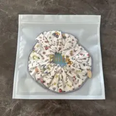 【新品未使用】ブリジットタナカ×フェイラー　シュシュ　ライトグレー