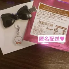 サンリオ キャラクターズ マスコット付きヘアクリップ はな丸 ばつ丸