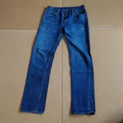 【URBAN RESEARCH DOORS】インディゴ染デニムワイドパンツ