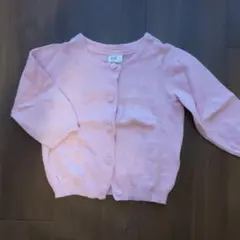 H＆M◎ピンクカーディガン 70