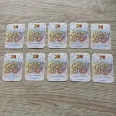 ダッフィーアンドフレンズ 20周年 シール 10枚セット