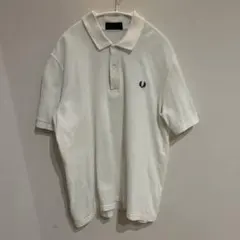 Fred Perry ホワイト ポロシャツ 42