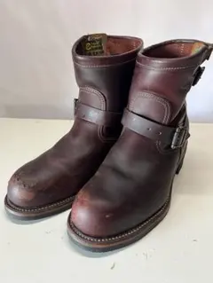 Chippewa エンジニアブーツ US 9E ダークブラウン Chippewa エンジニアブーツ US 9E ダークブラウン CHIPPEWA チペワ