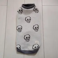 ドッグウェア☆TMサイズ スカル柄 ニット 小型犬用ペット服