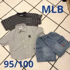 MLB ニューヨーク・ヤンキース Tシャツ＆ショートパンツセット 95cm