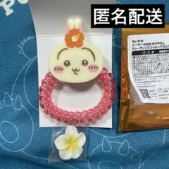 ちいかわ シーサーのおみやげやさん　トレーディングコイルヘアゴム　うさぎ