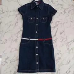 tommy girl デニムワンピース 半袖 Sサイズのサムネイル