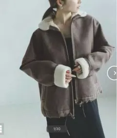 【新品タグ付き】2024AW NOBLE Le/ル ZIPUP ブルゾンのサムネイル