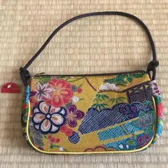 再値下げ★和柄　ちりめん ハンドバッグ　ポーチ