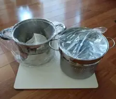 パスタ鍋 22cm ヨシカワ クックルック 日本製 おまけ付き