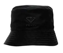 ◾️未使用級◾️ PRADA バケットハット　ブラック　黒　ナイロン　Sサイズ ブラック Re-Nylon バケットハット | PRADA