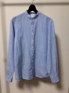 Brooks Brothers ブルックスブラザーズ　バンドカラーリネンシャツ