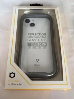 iFace Reflection for iPhone 14 ケース　グレー