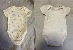ユニクロ 半袖ロンパース 2枚セット 70㎝