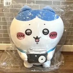 ハチワレだらけくじ A賞 超BIGぬいぐるみ 撮るよー ぬいぐるみ