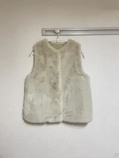 ZARA リバーシブル ファーベスト