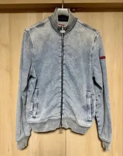 diesel ライトブルー デニムジャケット ジップアップ