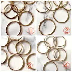 30個まとめ売り！金属チャーム　リングチャーム　空枠　ハンドメイド　パーツ　資材