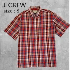 J.CREW ジェイクルー　半袖シャツ　チェック柄　ボタンダウン　アメカジ