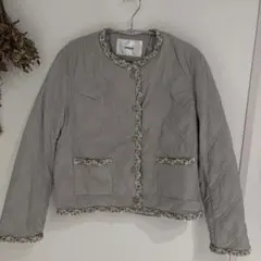 D'HOLIC グレー キルティングジャケット