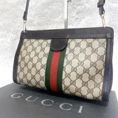 GUCCI ヴィンテージ GGスプリーム　シェリーライン　2way ショルダー