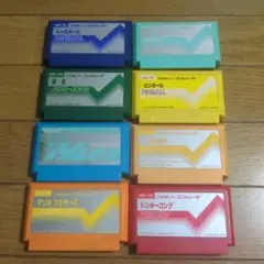 ファミコンニンテンドーポパイの英語遊び他計8本ソフトのみ