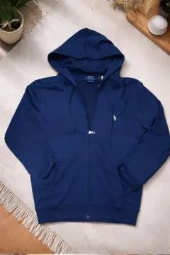 ラルフローレン ネイビー フルジップパーカー