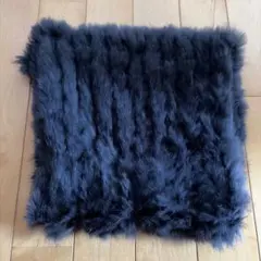 フレームワーク　ダークグレー　ファー ネックウォーマー