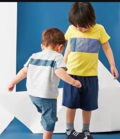 e*︎様 【美品】familiar ファミリア 水色 クマと帆船刺繍　Tシャツ ファミリア 水色 クマと帆船刺繍 Tシャツ 80cm - メルカリ
