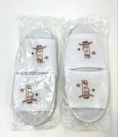 ⚠️訳あり⚠️ディズニー トイストーリーホテル アメニティ 大人用スリッパ×2未開封