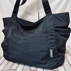 emmi ヨガバッグ トートバッグ ブラック 大容量 ナイロン ヨガマット収納のサムネイル