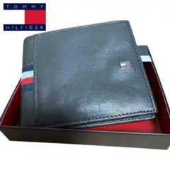 Tommy Hilfiger トミーヒルフィガー ダークブラウン 二つ折り財布